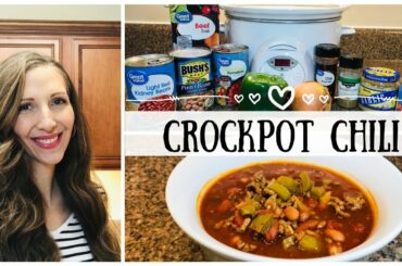 CrockPot Chili | Easy | Fast | CrockPot Recipe | Whats For Dinner | Leah Varner