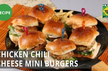 Chicken Chili Cheese Mini Burgers Recipe | Masala Mornings |  Shireen Anwar | Fast Food