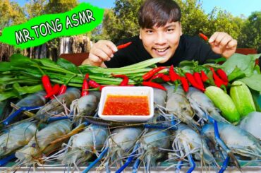 MUkBANG ASMR EATING LOBSTER WITH CHILI SPICY[Mr TONG TV]