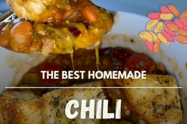 Your New Favorite Homemade Chili 3 WAYS Vegetarian/Vegan/Or Meat, Easy Hearty Recipe CHEFSTINY |4K