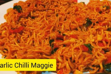 Tasty Maggie | Chilli Garlic Tomato Maggie | Maggie | Maggie Recipe | Maggie kaise banaye |