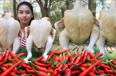 Amazing cooking chicken roasted with chili sauce recipe - Amazing video