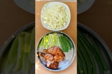 Cauliflower chicken Recipe | Quick Recipe | #Shorts | Chicken grill | Beans | Green chili | Tamil