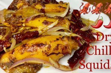 Dry Chilli Squids | Sotong Cili Kering | Cumi Cabe Kering | #Recipe | #Resep | #Resepi | #Cookery