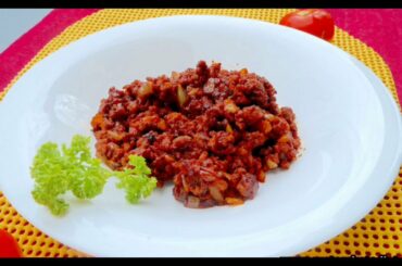 Quick recipe "Keto chilli beef"