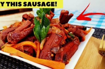 How to make Chilly Sausage | Spicy Chicken Sausage Chilli Recipe | sausage recipes