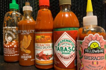 Sriracha showdown. HF remains the fave, Tabasco surprisingly a close 2nd!