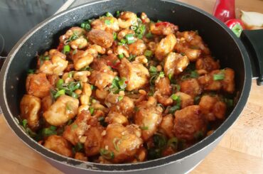 Homemade Spicy Cashew Chicken