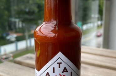 The Kaitaia fire chilli sauce is made from Cayenne and Habanero peppers grown in northern New Zealand. Barrel aged with sea salt for three years before milled, this sauce has a very unique Smokey flavour.