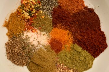 My chili blend looks quite nice before blending. Lots of super hot powder in there