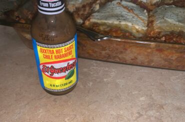Can’t have lasagna without my favorite sauce.