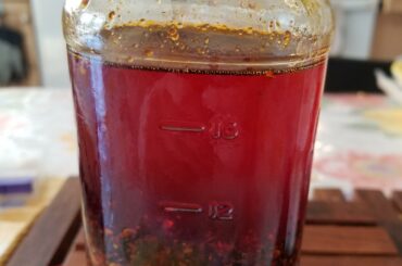 Made some Szechuan hot oil for the first time. Still waiting for it to cool down. Can't wait to taste it.