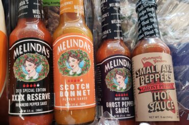 I found the hot sauce isle, its payday weekend, mistakes are being made.