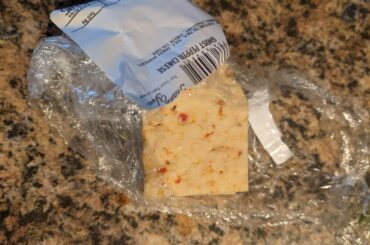 Handmade ghost pepper cheese from my local Mennonite grocer. Officially addicted to it