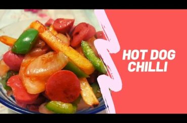 hot dog chili or kabab chilli/ easy recipe/ 5 minutes recipes/ aap kabab bhi use kar sakte hai