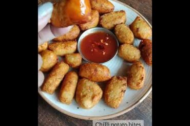 Easy chilli potato bites. #shorts #short #recipes