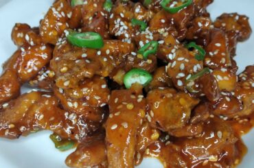 Crispy Honey Chilli Chicken Recipe/Easy homemade sweet chilli sauce/honey chicken/hot sweet chicken