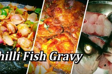 Chilli Fish Recipe || How To Make Restaurant Style Fish Chilli Gravy || Fish Manchurian Recipe