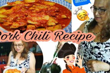 PORK CHILI RECIPE | MAMA MARGE VLOG