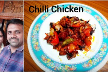 Chilli Chicken recipe in tamil | nithuslifestyle | restaurant style Chilli chicken chinese simple