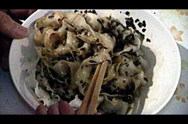 Spicy Chili Oil Noodles  (Including Homemade Chinese Noodle Recipe)  Homemade Chili Oil Noodles