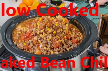 Slow Cooker Baked Bean Chilli Recipe