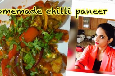 Homemade chilli paneer |easy recipe |cooking#starter