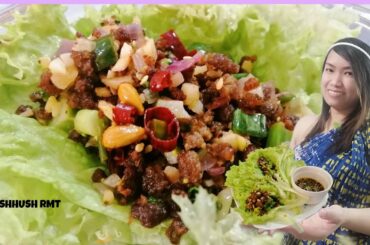 CHILI BEEF LETTUCE WRAPS | How To Cook Chili Beef Lettuce | Beef Recipes