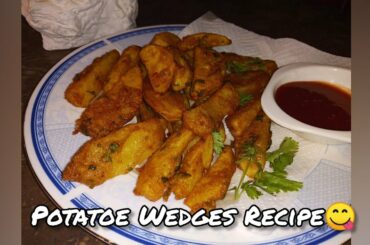Chilli Garlic Wedges Recipe|Easy Potatoe Snack|Potatoe Wedges|By Kitchly|