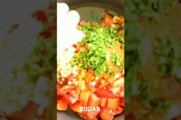 Red chili tomato ki chutny#short