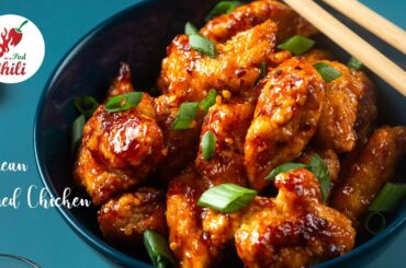 Korean Fried Chicken | Sweet and Chili Chicken recipe | Fried Chicken recipe | Chili in a pod | ASMR