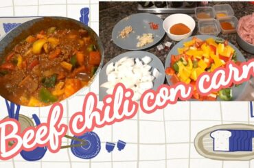 #7 BEEF CHILI CON CARNE ( DINNER RECIPE)