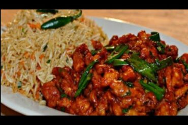 chili chicken with fried rice | easy recipe| chili chicken with fried rice bye zoya cooking secrets