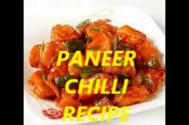 PANEER CHILLI RECIPE | QUICK AND EASY