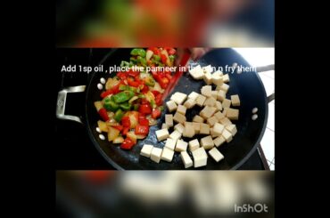 Easy and Quick Chilli Panneer and Frankie Recipe