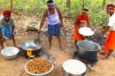 Restaurant style Chilli Chicken and Fried Rice Cooking | Masala Chilli Chicken Recipe