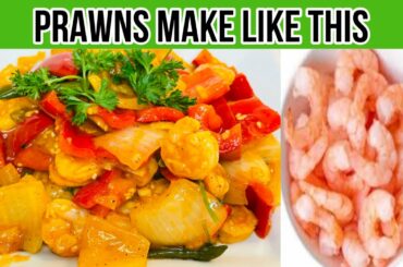 Chilli garlic prawns recipe,how to make chilli garlic prawns restaurant style , garlic prawns recipe
