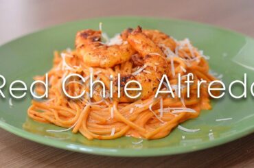 AMAZING New Mexican Red Chile Alfredo -- DELICIOUS Fusion Recipe Using New Mexico Red Chile
