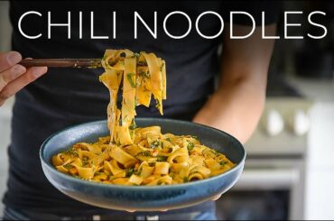 THE MOST FLAVOURFUL NOODLES EVER | CHILI OIL PEANUT NOODLES RECIPE