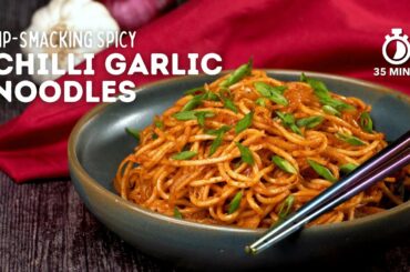 Chilli Garlic Noodles | How to make Chilli Garlic Noodles | Noodles Recipe | Chinese Recipes | Cookd