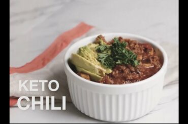 Keto Friendly Chili | Keto Recipe | The Ultimate Chef