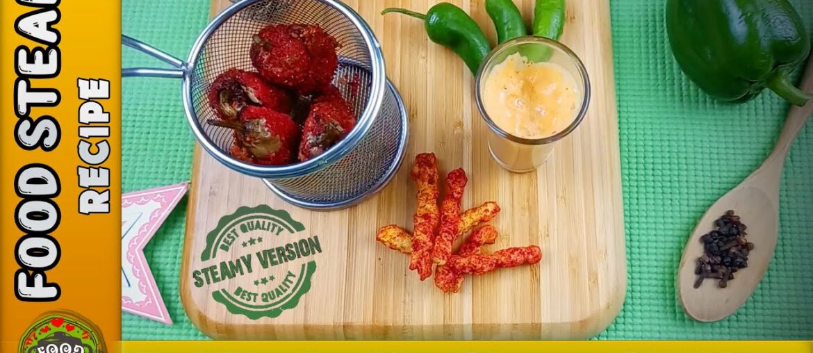 Red Flaming Hot Cheetos Chilli Bites : Steamy Version Food Steam | Ramzan Recipe For Iftar |