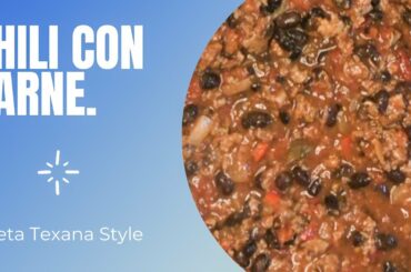 chili con carne texas style recipe