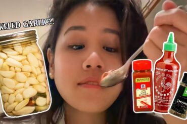 PICKLED GARLIC WITH SRIRACHA, THYME, CHILI POWDER | Tiktok reviews
