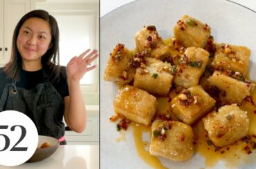 How to Make Barley "Tofu" With Chili Oil | At Home With Us