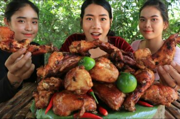 Yummy cooking chicken roasted recipe with chili sauce - Amazing cooking