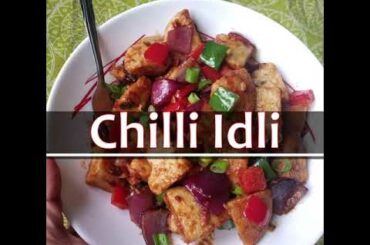 5 minute Chilli idli | Left over Idli recipe #shorts