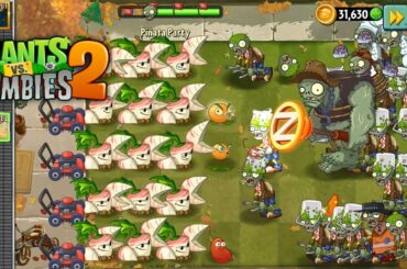 Pinata Party w/ Citron, Parsnip, Chili Bean, Iceberg Lettuce - Plants vs. Zombies 2