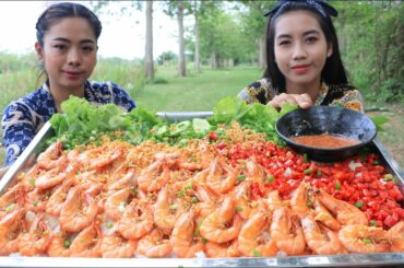 Cooking shrimp crispy with garlic and chili sauce recipe - Cooking skill