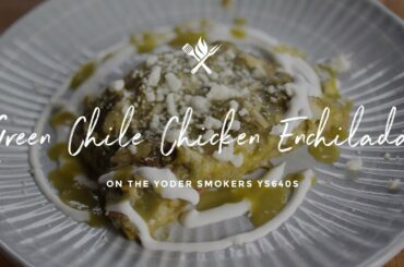 Green Chile Chicken Enchiladas